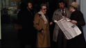 Gastone Moschin, Ugo Tognazzi, Philippe Noiret e Dulio Del Prete nel film AMICI MIEI - 1975