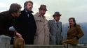 Dulio Del Prete, Gastone Moschin, Philippe Noiret, Adolfo Celi e Ugo Tognazzi nel film AMICI MIEI - 1975