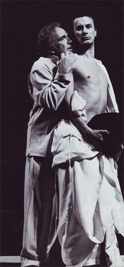 Ugo Tognazzi e Arturo Brachetti in M. BUTTERFLY - 1989