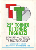22 Torneo di Tennis Tognazzi - 1990