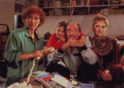 Ugo Tognazzi e Marlène Jobert nella serie Tv QUI C'EST CE GARCON? - 1987