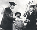 Vittorio Gassman e Ugo Tognazzi nel film LA MARCIA SU ROMA