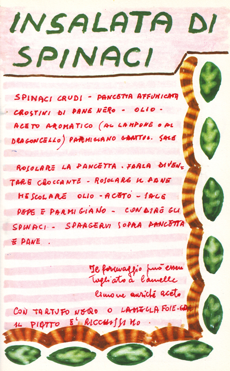 Insalata di spinaci