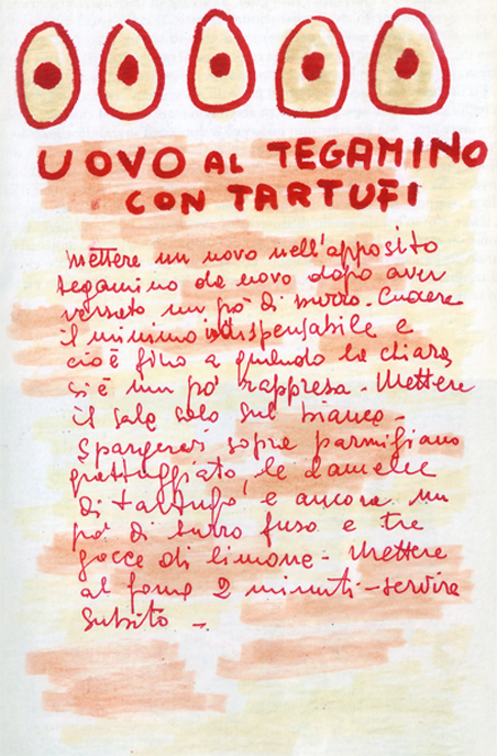 Uovo al tegamino con tartufi Uovo al tegamino con tartufi