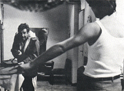 Ugo Tognazzi e Michele Placido nel film ROMANZO POPOLARE - 1974